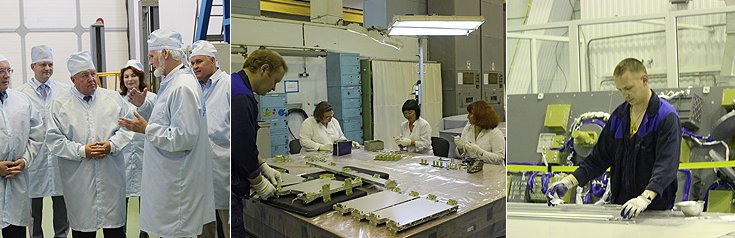 Полпред обсудил перспективы развития одного из ведущих предприятий российской космической отрасли - ОАО «Информационные спутниковые системы» имени академика М.Ф. Решетнёва»