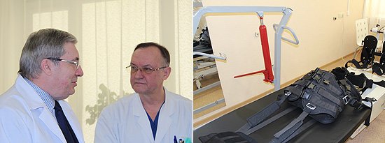 В ходе ознакомления с работой нейрохирургического центра клиники