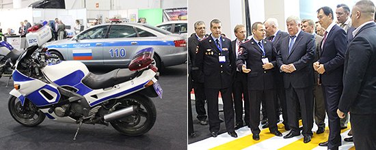 ГИБДД представила на выставке модели спецтранспорта и новое оборудование фиксации нарушений ПДД