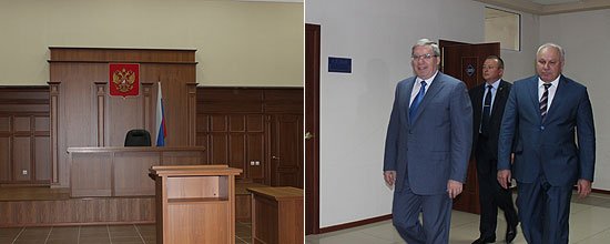 Полномочный представитель осмотрел новое здание, в которое Верховный Суд республики переехал в конце 2012 года