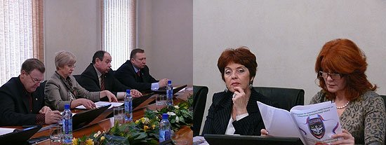 Участники расширенного заседания Общественного совета