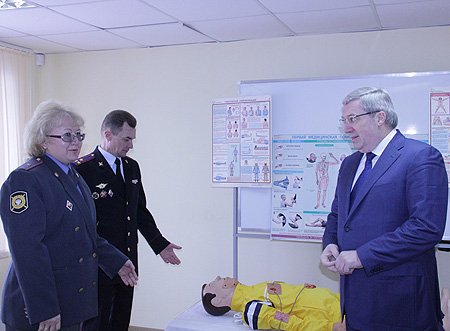 В ходе посещения Центра профессиональной подготовки Управления МВД России по Томской области