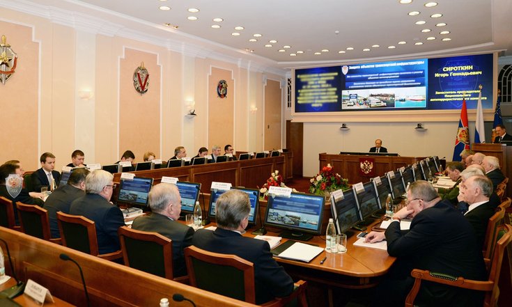 В ходе заседания (фото информационного центра Национального антитеррористического комитета)