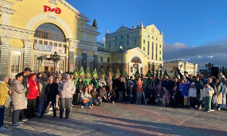 В Красноярске гостям тура удалось посетить исторический центр и красивую набережную Енисея, а также побывать в Национальном центре В.П.Астафьева и в Национальном парке «Красноярские Столбы»