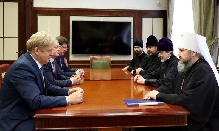 Встреча с митрополитом Новосибирским и Бердским