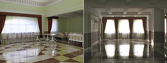 Артфойе нового корпуса Новосибирского государственного хореографического колледжа