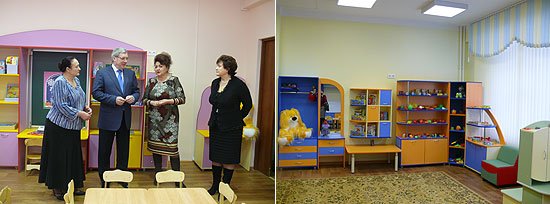 В ходе посещения детского сада № 451 комбинированного вида «Теремок»