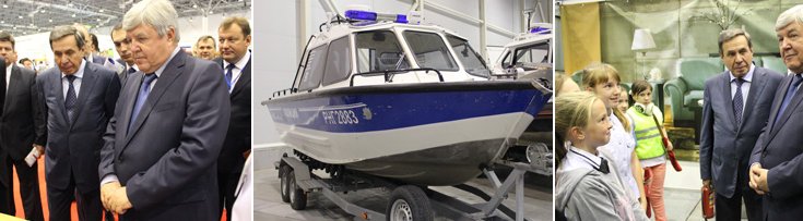 Полномочный представитель ознакомился с экспозициями выставок