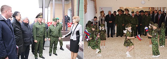 В городке открыты новый детсад, культурно-досуговый центр, медицинский пункт и другие соцобъекты