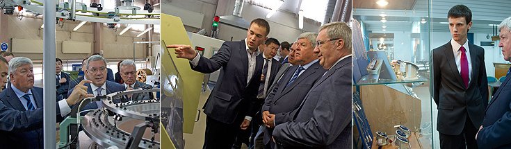 В ходе посещения ОАО «Красноярский завод цветных металлов имени В.Н. Гулидова»