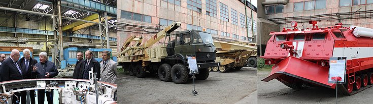 В ходе посещения ОАО «Омский завод транспортного машиностроения»