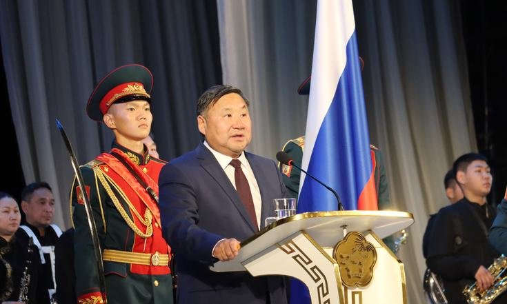 Торжества по поводу 80-летия добровольного вхождения Тувинской Народной Республики в состав Союза Советских Социалистических Республик