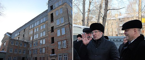 Полпред ознакомился с ходом реконструкции Детской клинической больницы № 3