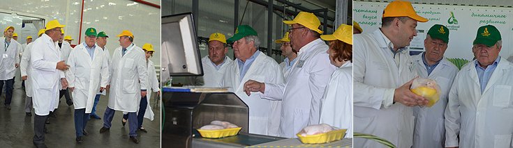 В производственном цехе ЗАО «Алтайский бройлер»