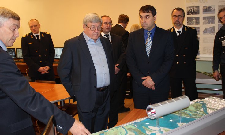 В ходе осмотра одной из аудиторий вуза